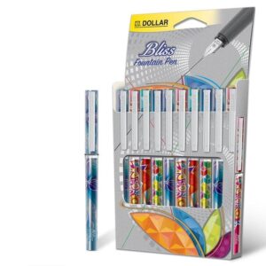 Dollar Bliss Fountain Pen – Marble Elegance | Premium Writing Instrument